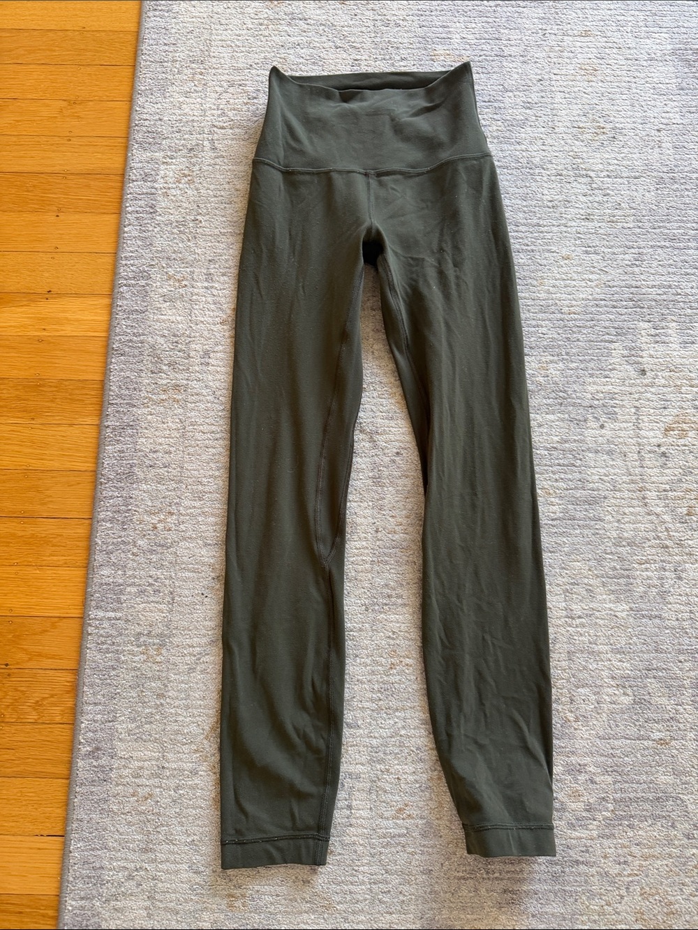 lululemon athletica Olive Green High-Waist Leggings